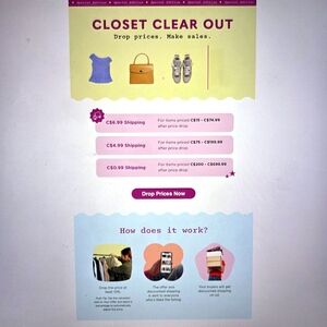 ​CLOSET CLEAROUT FLASH SALE! Today Only (Monday, Sept. 1st)